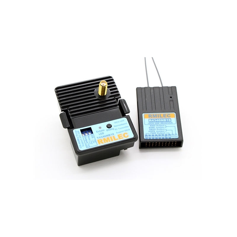 Long Range RMILEC T4346NB18-J / R4346NB18 LRS Radio System (JR Pin Configuration)