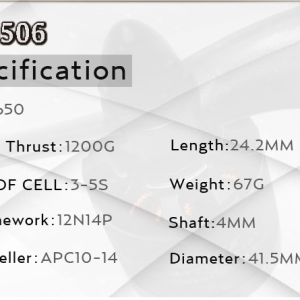 EMAX MT3506 KV650 Brushless Mutil-Axis Motor For RC Models in India - Image 2