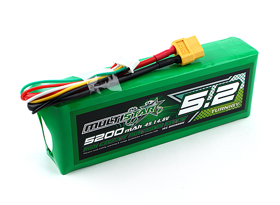 Multistar High Capacity 4S 5200mAh Multi-Rotor Lipo Pack in India