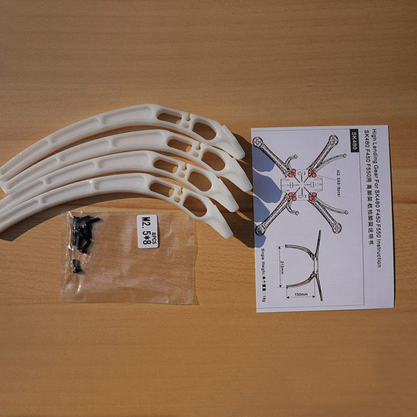 High Landing Gear For SK450 F450 F500 Quadcopter Frames in India