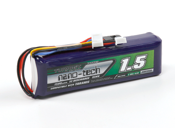Turnigy nano-tech 1500mAH LiFe 3S 9.9v Transmitter Pack (Taranis Compatible)