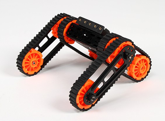 Multi Chassis Kit with Four Rubber Tracks for Rescue Platform Rover in India