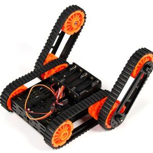 Multi Chassis Kit with Four Rubber Tracks for Rescue Platform Rover in India - Image 1