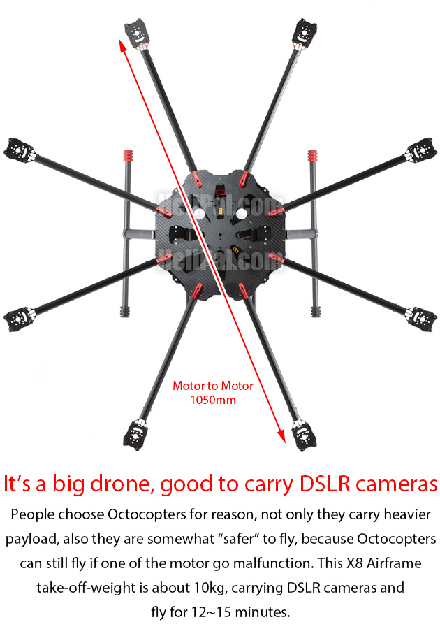 Tarot X8 Octocopter Frame TL8X000 in India