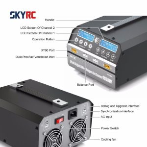 SKYRC PC1080 Dual Channel LiPo Battery Charger IN INDIA - Image 5