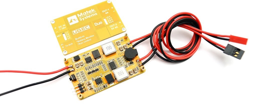 Matek Systems UBEC DUO, 4A/5~12V & 4A/5V in India - Image 3