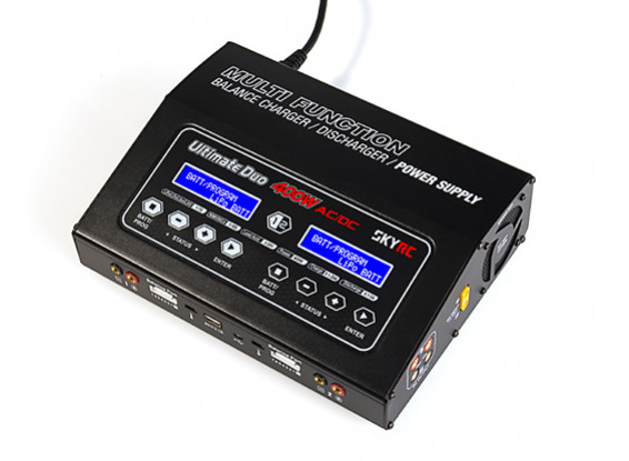 ULTIMATE DUO 400W BALANCE CHARGER/DISCHARGER / POWER SUPPLY (SKYRC) IN INDIA