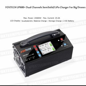 Ultra Power UP600+ AC Dual 1200W 2X600W 25A 2-6S Lipo/LiHV Battery Balance Charger Discharger For UAV Drone In INDIA - Image 3