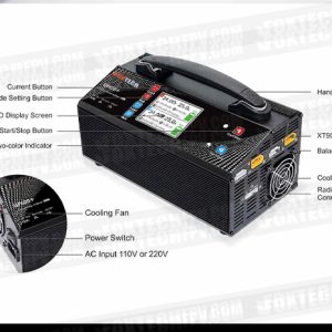 Ultra Power UP600+ AC Dual 1200W 2X600W 25A 2-6S Lipo/LiHV Battery Balance Charger Discharger For UAV Drone In INDIA - Image 4
