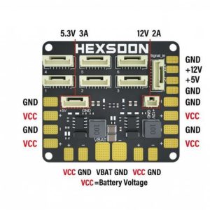 HEXSOON 40A  POWER DISTRBUTION BOARD FOR UAV/ DRONE IN INDIA - Image 2