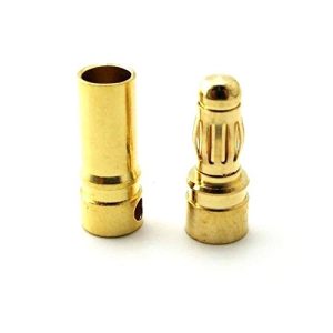 PolyMax Bullet 3.5mm Gold Male/Female Connectors 10 PAIRS (20PC) - Image 3
