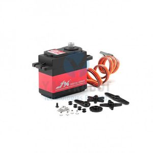 JX PDI-6221MG 20KG Metal Gears  Large Torque Digital Coreless Servo For RC Mode in India - Image 2