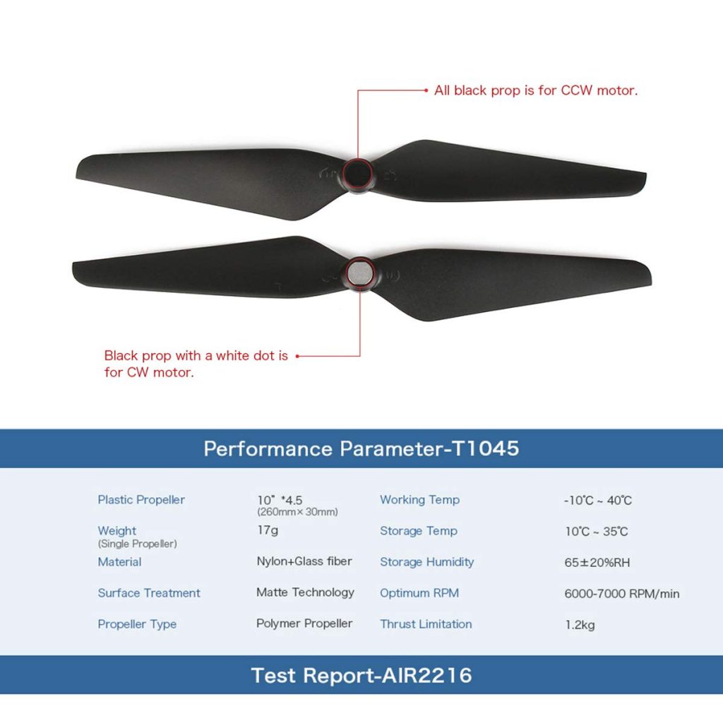 T-MOTOR T1045 PROPELLER PAIR IN INDIA