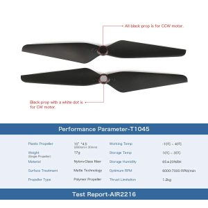 T-MOTOR T1045 PROPELLER PAIR IN INDIA - Image 2