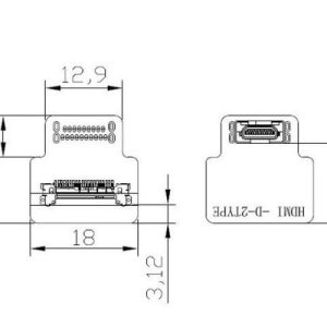 TAROT -Micro HDMI Elbow Head HDMI-D-2 Adapter- TL10A11-04 In India - Image 3