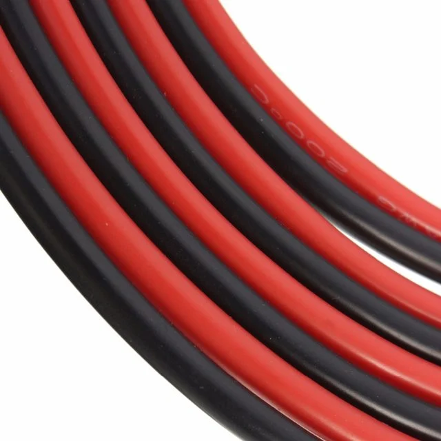 High Quality Ultra Flexible 10AWG Silicone Wire 1m (Black) In India