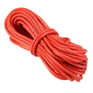 High Quality Ultra Flexible 10AWG Silicone Wire 1m (Red) In India - Image 1