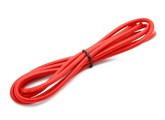 High Quality Ultra Flexible 14AWG Silicone Wire 1m (Red) In India