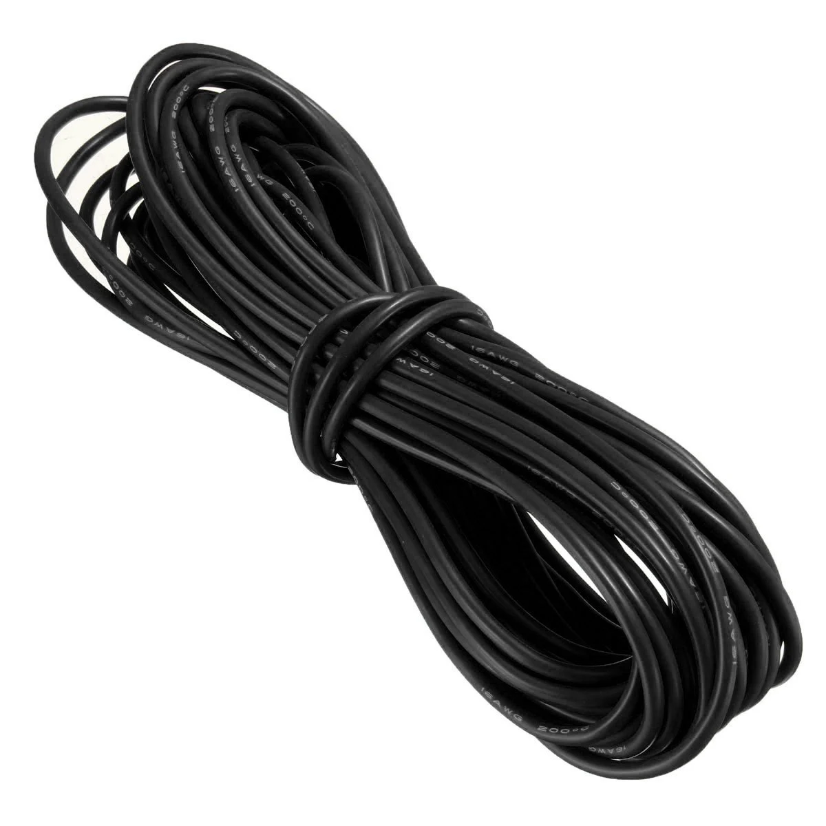 High Quality Ultra Flexible 16AWG Silicon Wire 1m (Black) In India - Image 1