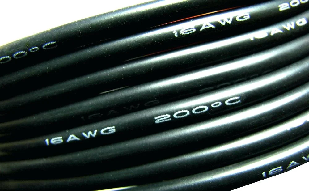 High Quality Ultra Flexible 16AWG Silicon Wire 1m (Black) In India