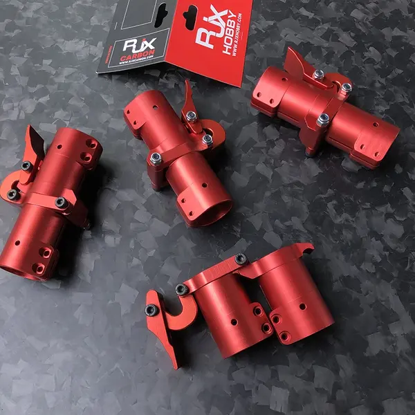 VYOM 25mm Folding Arm Tube Joint Hinge CNC Aluminum Pipe
