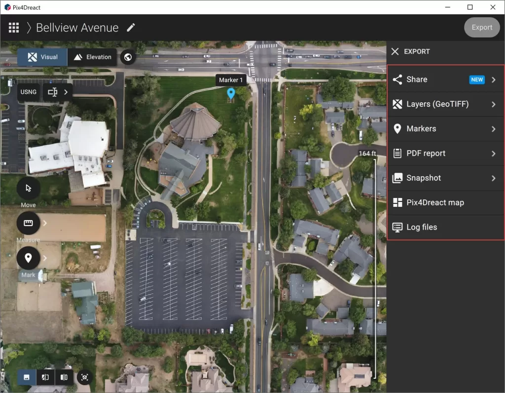 PIX4Dreact High Speed 2D Mapping Software