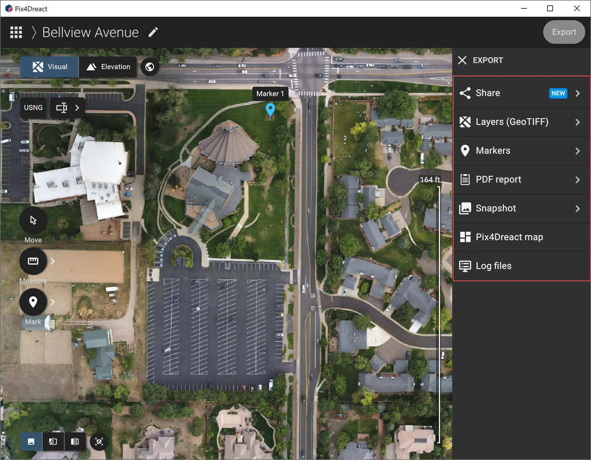 PIX4Dreact High Speed 2D Mapping Software